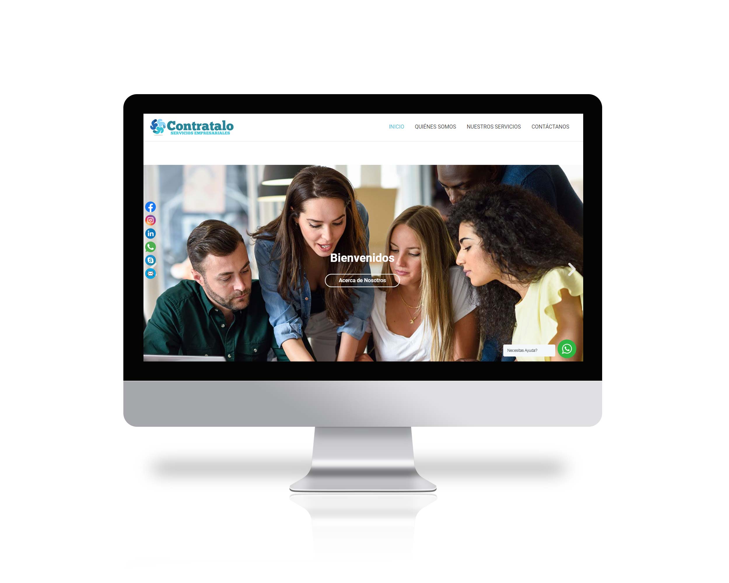 Rediseño página web Contratalo portafolio